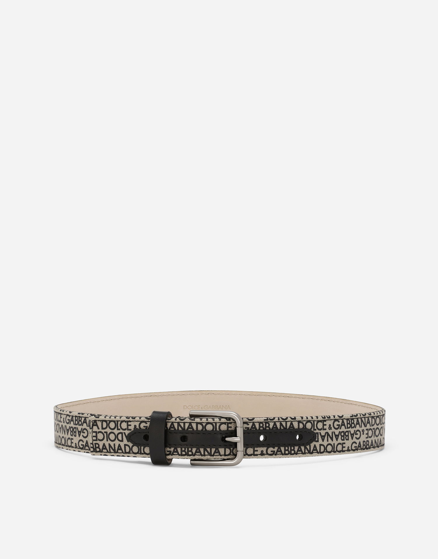 Pasovi Dolce & Gabbana Dolce & Gabbana Canvas Logo Print Belt Bež | EC0084A4352HXXCN, 0