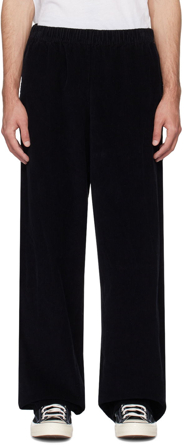 Hlače LES TIEN Puddle Trousers Črna | WC-3023, 0