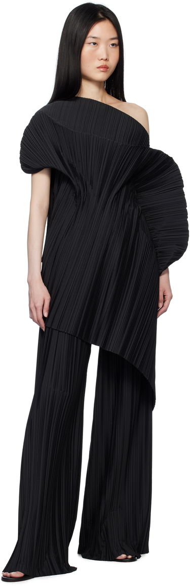 Hlače The Row The Row Gala Pleated Wide-Leg Trousers Črna | 1766-W3520, 3