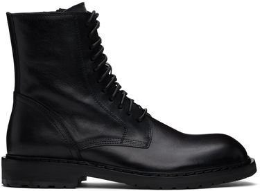 Oblačila Ann Demeulemeester Ann Demeulemeester Danny Leather Boots Črna | 2201-M-C01-380-099, 0