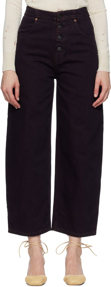 Kavbojke Maison Margiela MM6 Maison Margiela Barrel-Leg Jeans Bordo | S52LA0268 M30032, 0