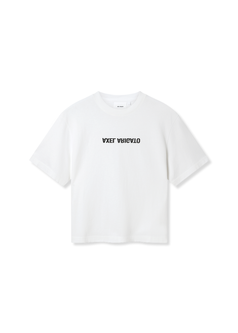 Krop-top AXEL ARIGATO Cropped T-Shirt Bela | A3021001