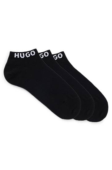 Nogavice BOSS HUGO Three-Pack Ankle Socks with Logo Cuffs undefined | 50516407