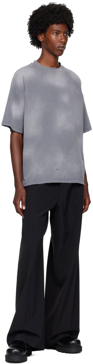 Majica We11done We11done Distressed T-Shirt Siva | WD-TT2-24-742-U-CH, 3