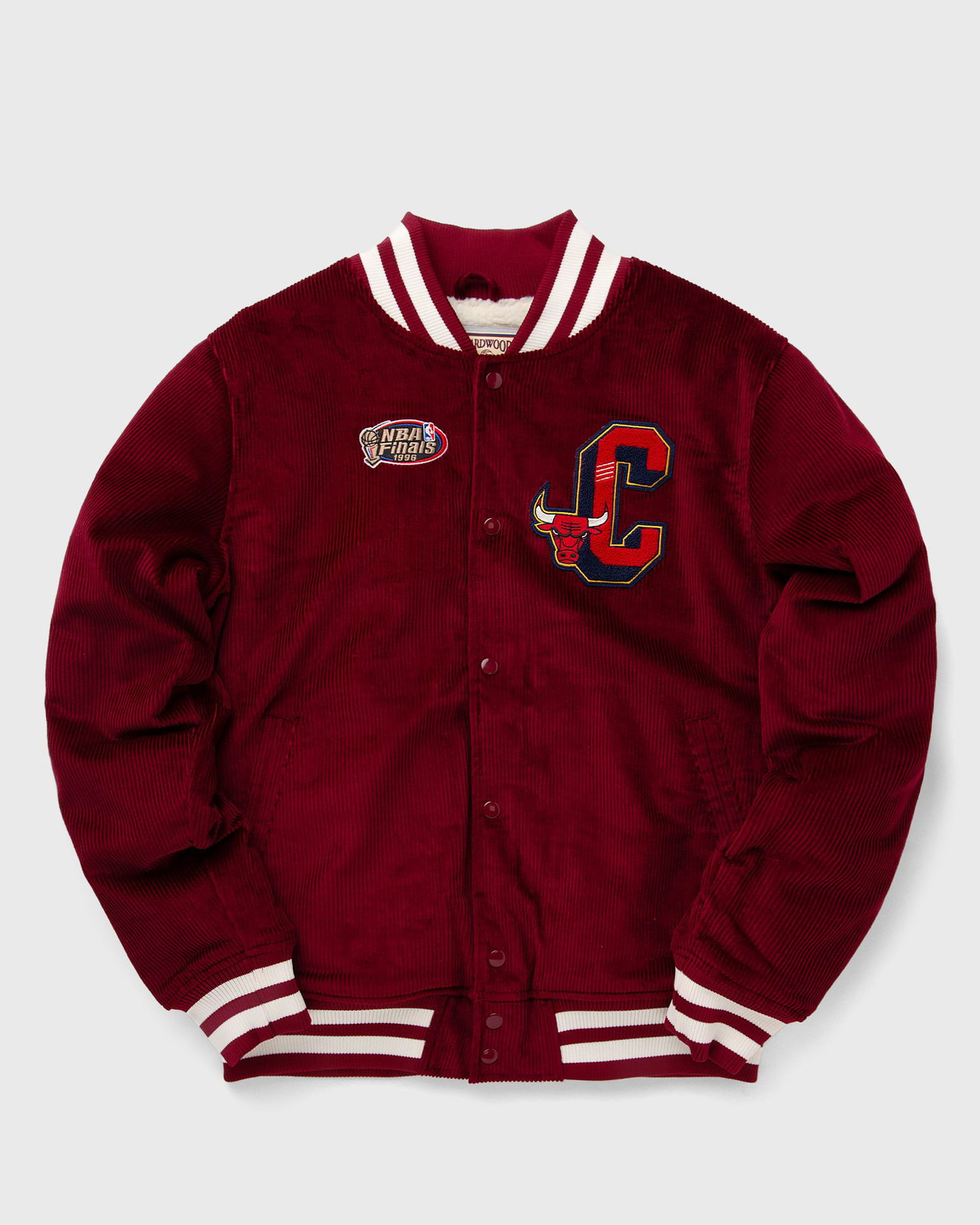 Bomber jakna Mitchell & Ness NBA COLLEGIATE VARSITY JACKET CHICAGO BULLS Bordo | OJBF6109-CBUYYPPPDKRD, 0