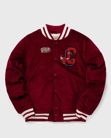 Bomber jakna Mitchell & Ness NBA COLLEGIATE VARSITY JACKET CHICAGO BULLS Bordo | OJBF6109-CBUYYPPPDKRD, 0