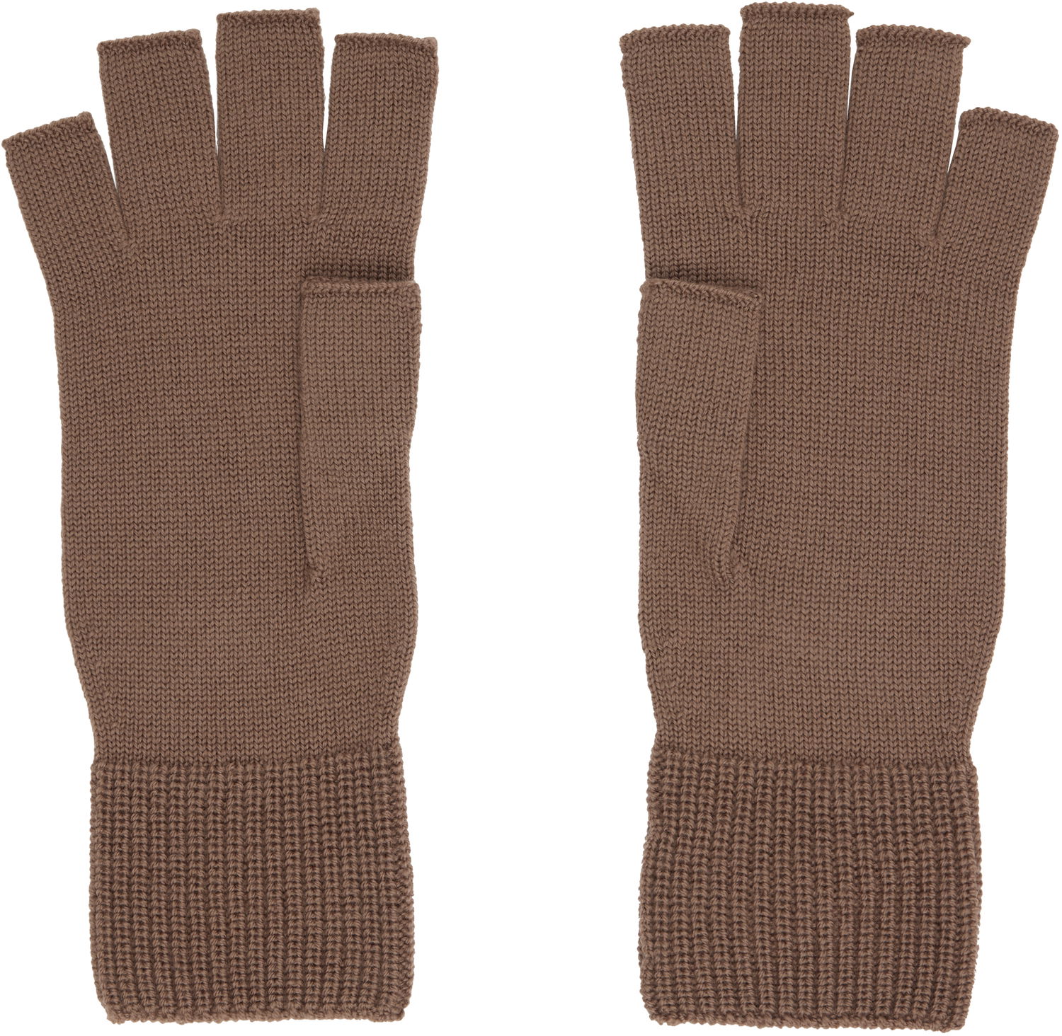 Rokavice Courrèges Courrèges Wool Fingerless Gloves Rjava | 325MGT031FI0036, 1