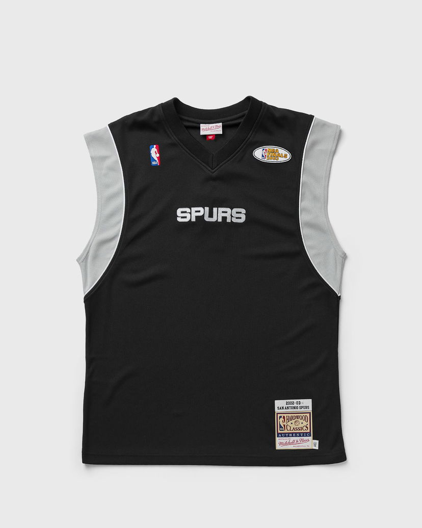 Dres Mitchell & Ness NBA Authentic Shooting Shirt San Antonio Spurs 2002-03 Črna | ASSH4938-SAS02PPPBLCK