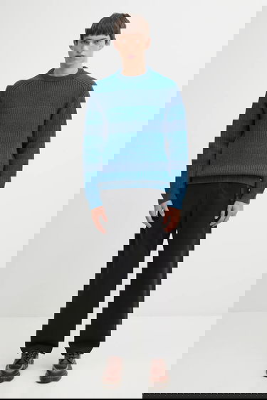 Pleteni pulover Barbour Barbour x Paul Smith Saddle Striped Wool Crewneck Sweater Večbarvna | MKN1696BU91, 5