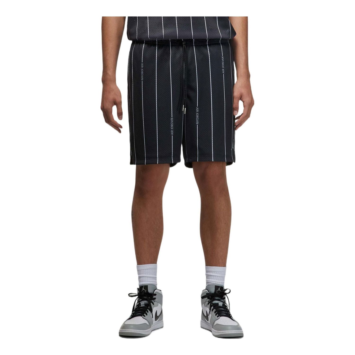 Kratke hlače Jordan Jordan Essentials Stripe Printing Breathable Shorts Črna | DM1358-010, 0