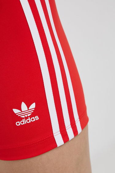 Kratke hlače adidas Performance high waist Rdeča | HC1958, 3