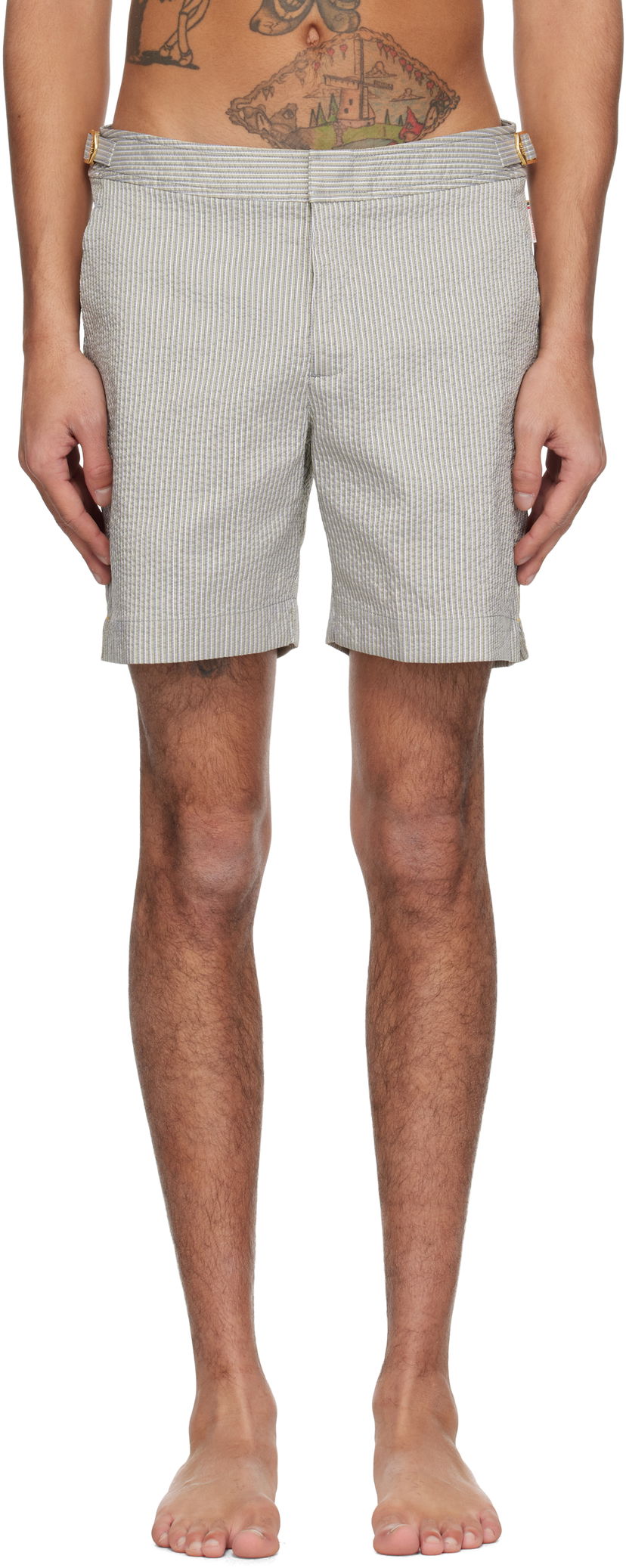 Kopalke Orlebar Brown Orlebar Brown Bulldog Swim Shorts Siva | 280446