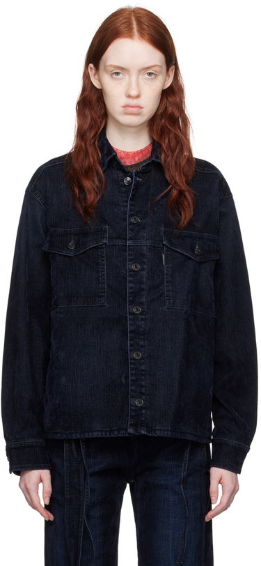 Jakna Ottolinger Ottolinger Oversized Denim Jacket Mornarica | 1700410, 0