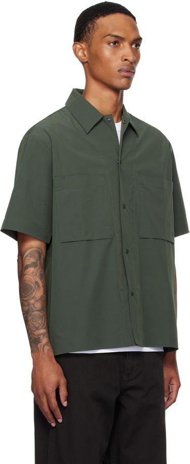 Srajce NORSE PROJECTS Norse Projects Hermann Travel Light Short Sleeve Shirt Zelena | N40-0824, 1