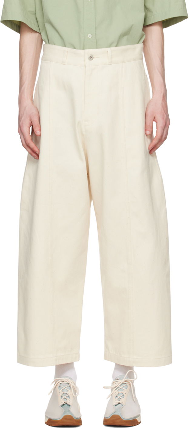 Hlače sage NATION Sage Nation Welt Jeans Bež | S083