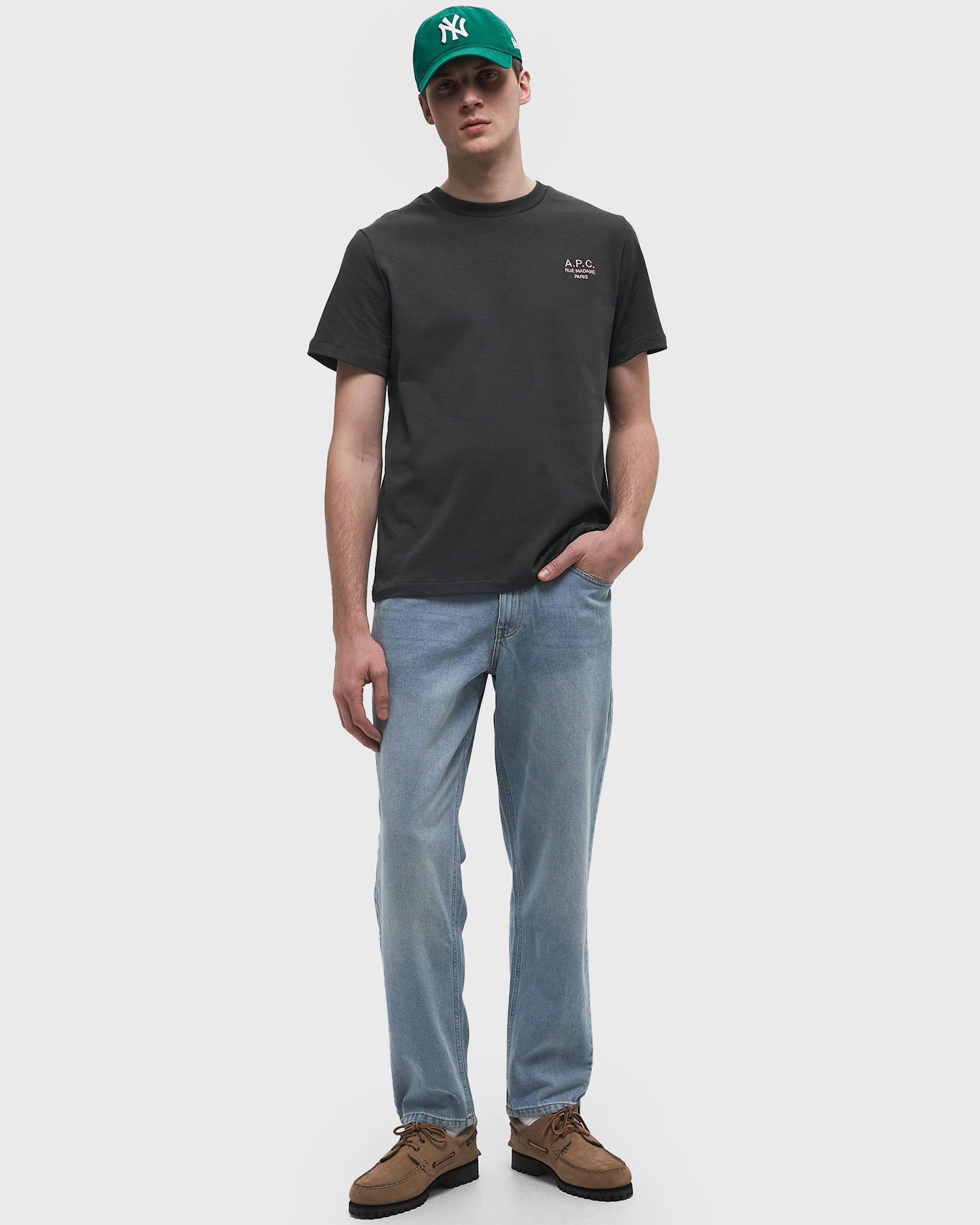 Majica A.P.C. A.P.C. Standard Rue Madame GOTS Tee Črna | COHBU-M26388-LLF, 1
