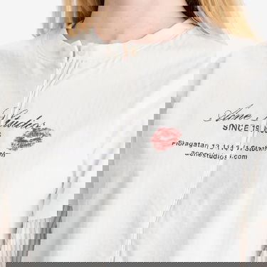 Srajce Acne Studios Acne Studios Eliah Double Layer T-Shirt, Size Large Bela | AC0730-AEG, 5