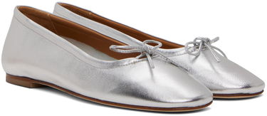Oblačila Aeyde Aeyde Delfina Ballerina Flats Kovinski | A11-FL-MNLR08FL17-SS24-920-051, 3