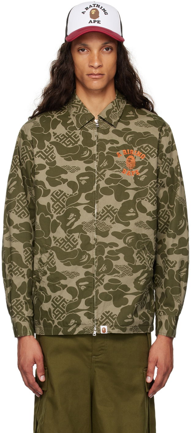 Jakna BAPE BAPE Khaki Asia Camo Jacket Zelena | 001LJK201004M