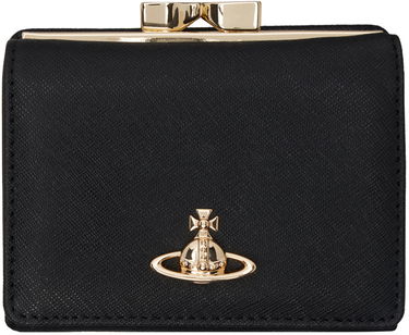 Denarnica Vivienne Westwood Black Small Frame Wallet Črna | 5115002MW-L001N-, 0