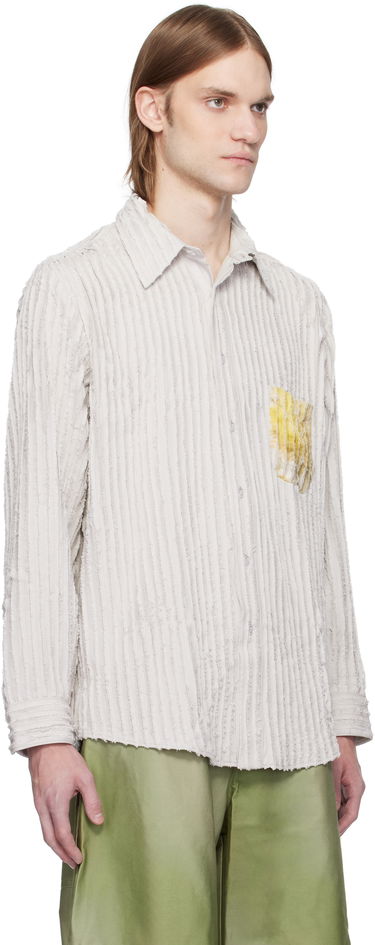 Srajce Collina Strada Collina Strada Flower Drip Convention Shirt Bela | XX3690, 1