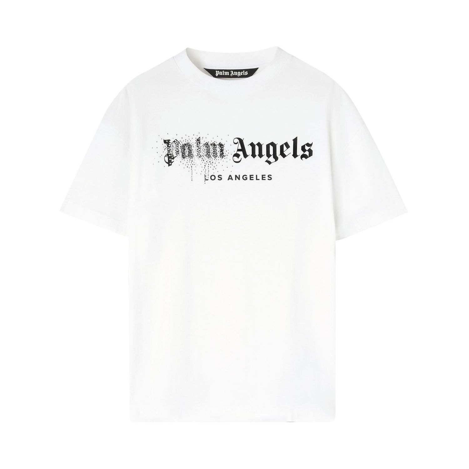 Majica Palm Angels Rhinestone Sprayed Classic Tee Bela | PMAA001F22JER0120110, 1