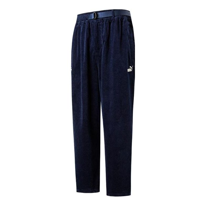 Hlače Puma Puma x Butter Goods Corduroy Relaxed Fit Track Pants Mornarica | 532437-06