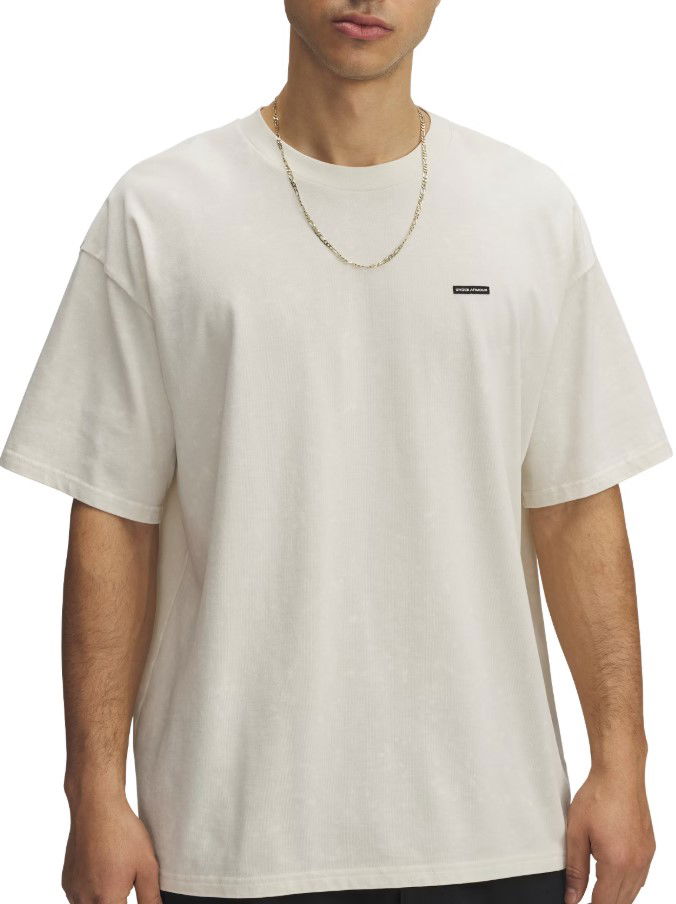 Majica Under Armour Under Armour HW OS Logo Wash T-Shirt Bela | 1389147-279