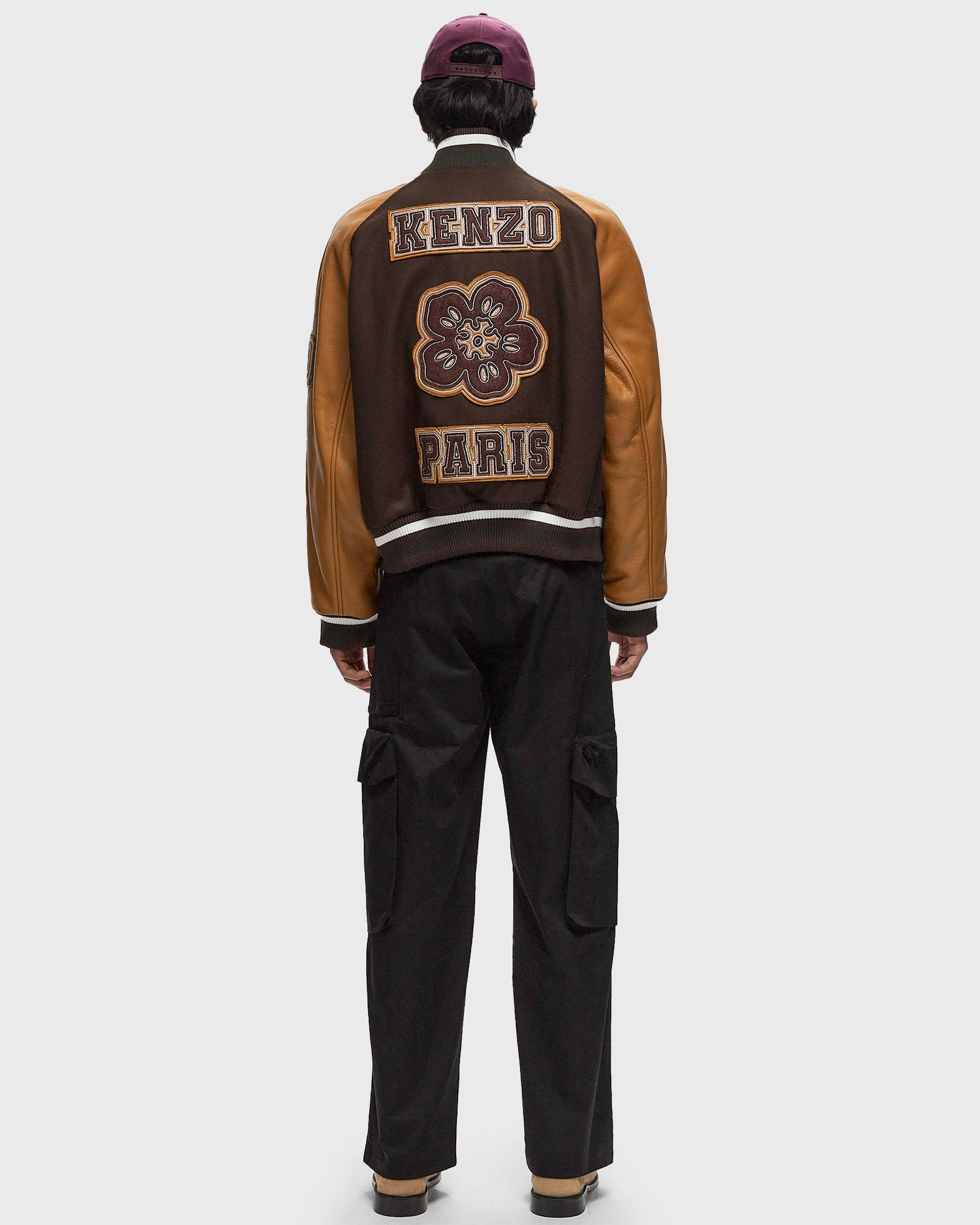 Jakna KENZO BOKE FLOWER VARSITY JACKET men College Rjava | FE68BL1459OH.90, 1