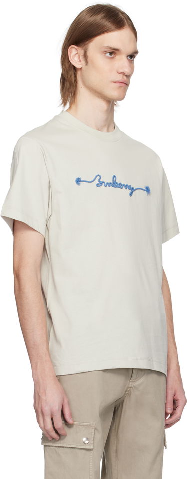 Majica Burberry Burberry Knot Logo Cotton T-Shirt Bež | 8106294, 1