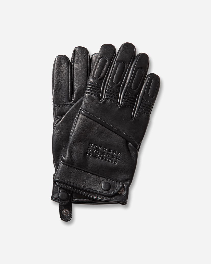 Rokavice Maison Margiela Agnelle Leather Gloves Črna | SH2TS0003 900