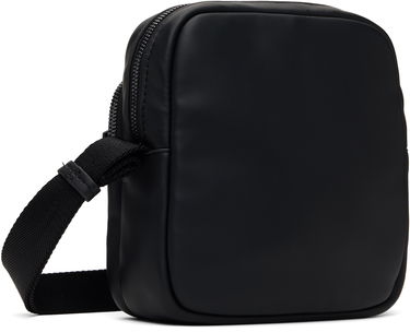 Torba za čez ramo BOSS HUGO Reporter Faux-Leather Bag Črna | 50535705, 2