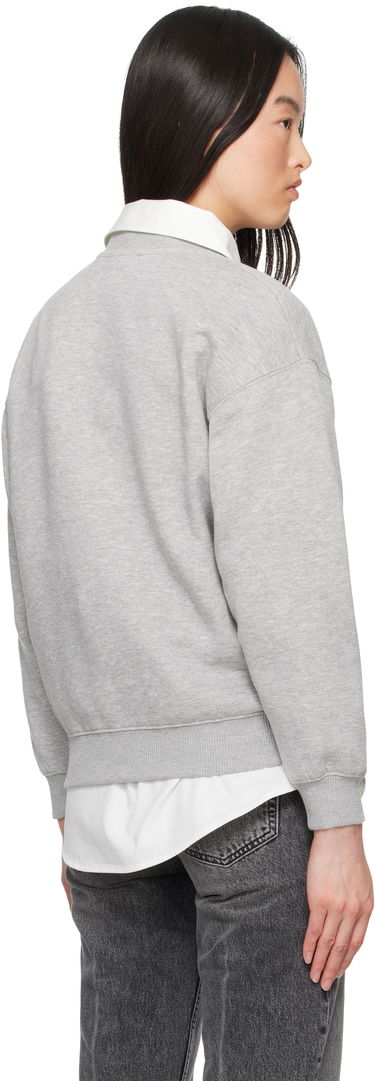 Pleteni pulover Anine Bing Anine Bing Spencer Sweatshirt Siva | A-08-11451-GRM1, 2