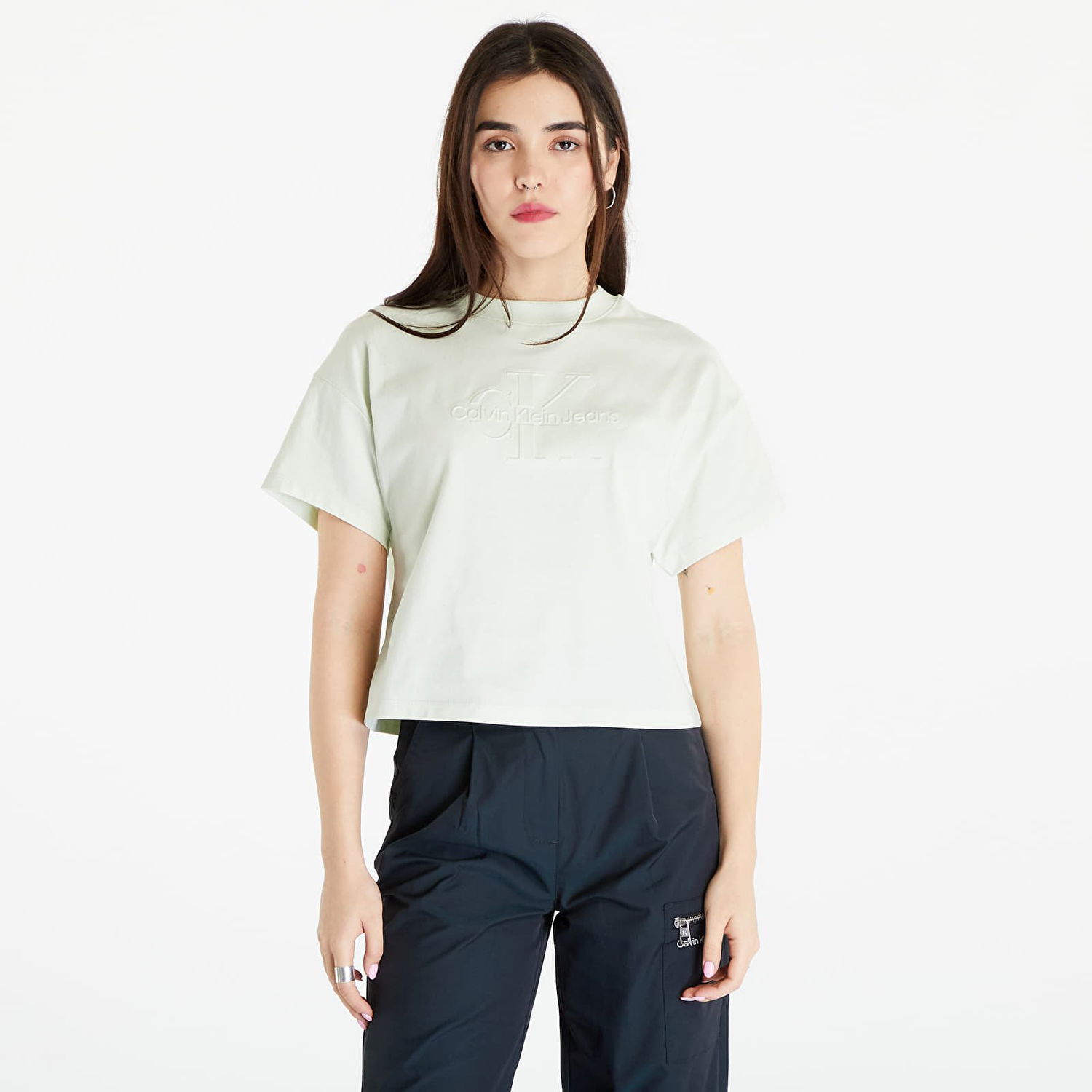 Krop-top CALVIN KLEIN Crop Top Zelena | J20J222040 LCE, 0