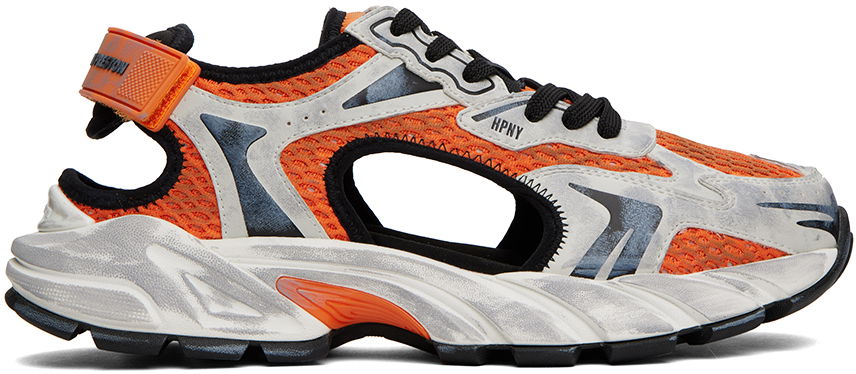 Superge in čevlji HERON PRESTON Block Stepper Sandals "Orange Gray" Oranžna | HMIA029F23FAB0022005, 0