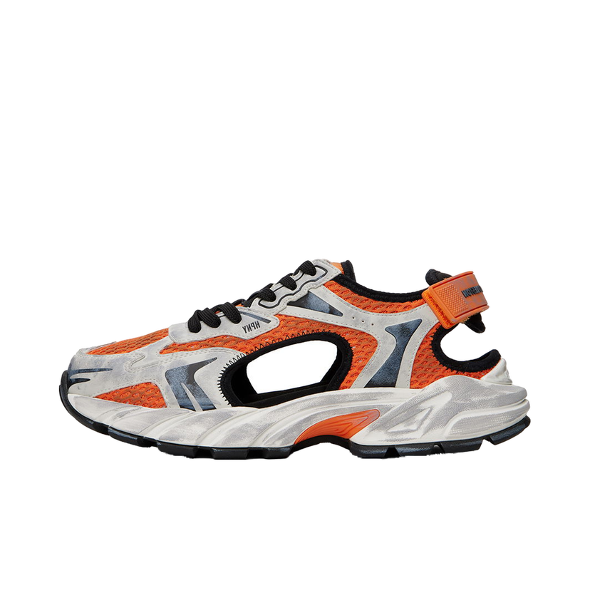 Superge in čevlji HERON PRESTON Block Stepper Sandals "Orange Gray" Oranžna | HMIA029F23FAB0022005