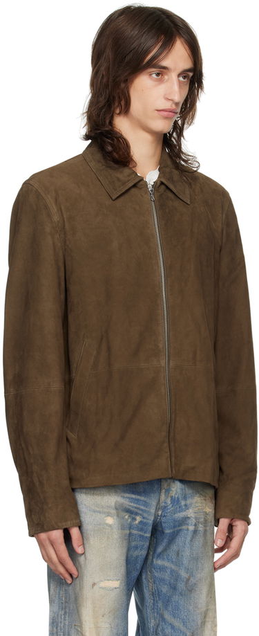 Jakna rag & bone Rag & Bone Melrose Suede Jacket Rjava | MBW24F2022SUML, 1