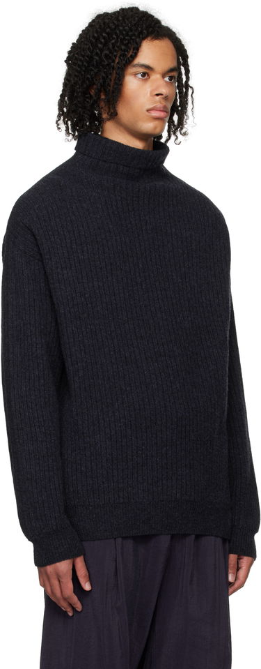 Pleteni pulover LEMAIRE Lemaire Felted Turtleneck Sweater Rjava | TO1264 LK1027, 4