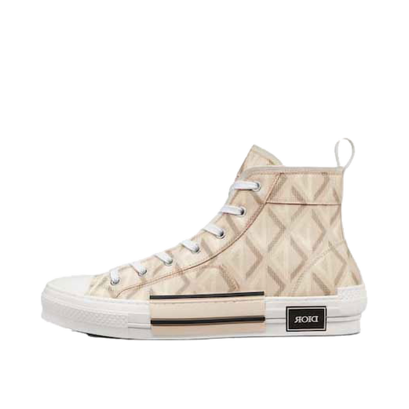 Superge in čevlji Dior B23 High Top CD "Diamond Natural" Bež | 3SH118ZPP_H169