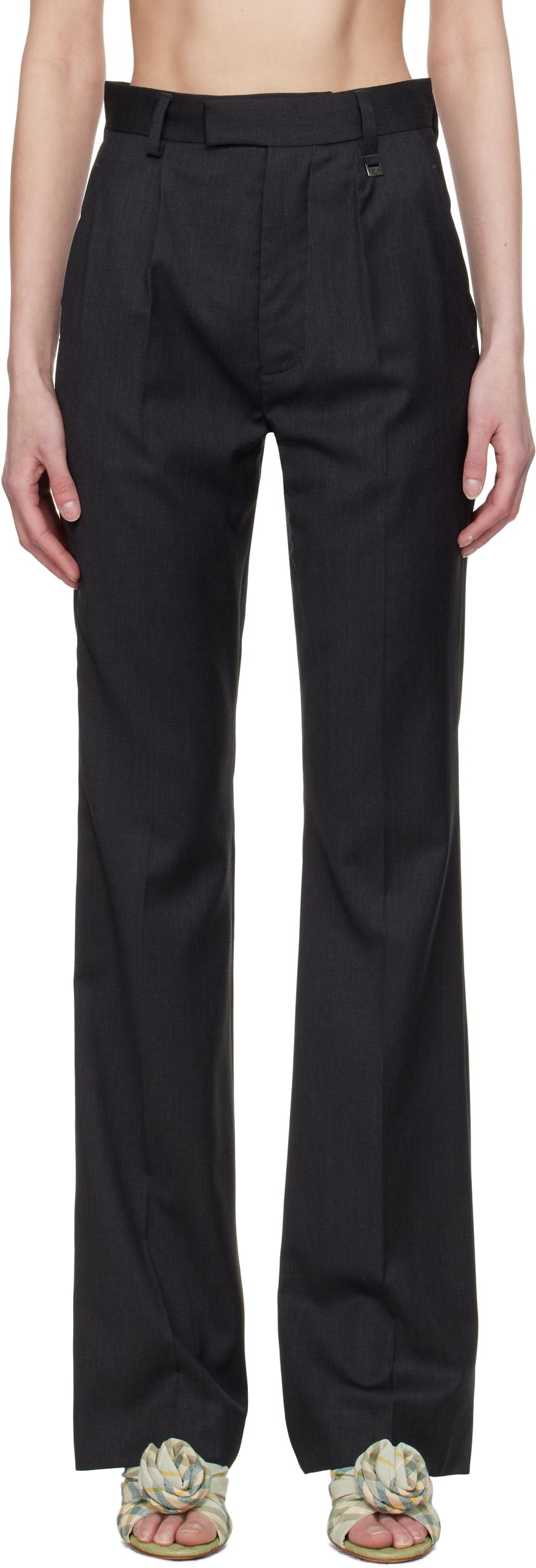 Hlače Vivienne Westwood Vivienne Westwood Ray Pleated Trousers Črna | 1F010008-W0120-