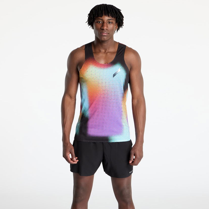 Majica brez rokavov Soar Running SOAR Race Vest Večbarvna | SS25-SV1M-BLK/DOT