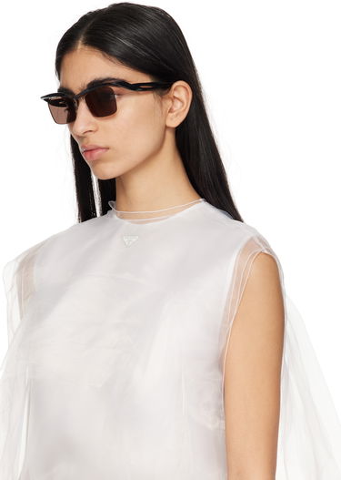 Sončna očala Prada Prada Twisted Frame Square Sunglasses Črna | 0PR A15S 8056262076125, 3