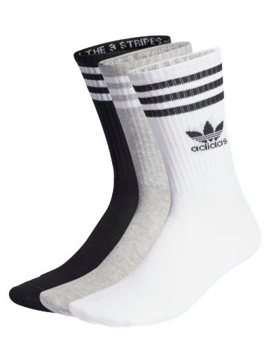 Nogavice adidas Originals Mid Cut Crew Socks – 3 pack Večbarvna | IL5023