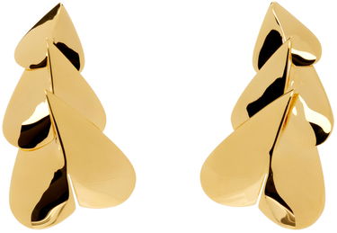 Uhani Alaïa Long Heart Shaped Drop Earrings Rumena | AA2B071LA006, 0