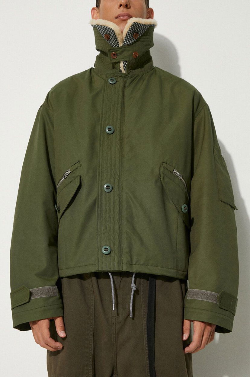 Bomber jakna KENZO Army Blouson Jacket Zelena | FE65BL1499OB.51