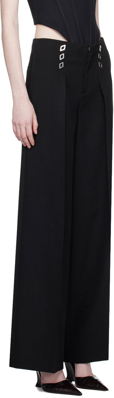 Hlače Dion Lee Diamond Stud Trousers Črna | C2160F23, 1