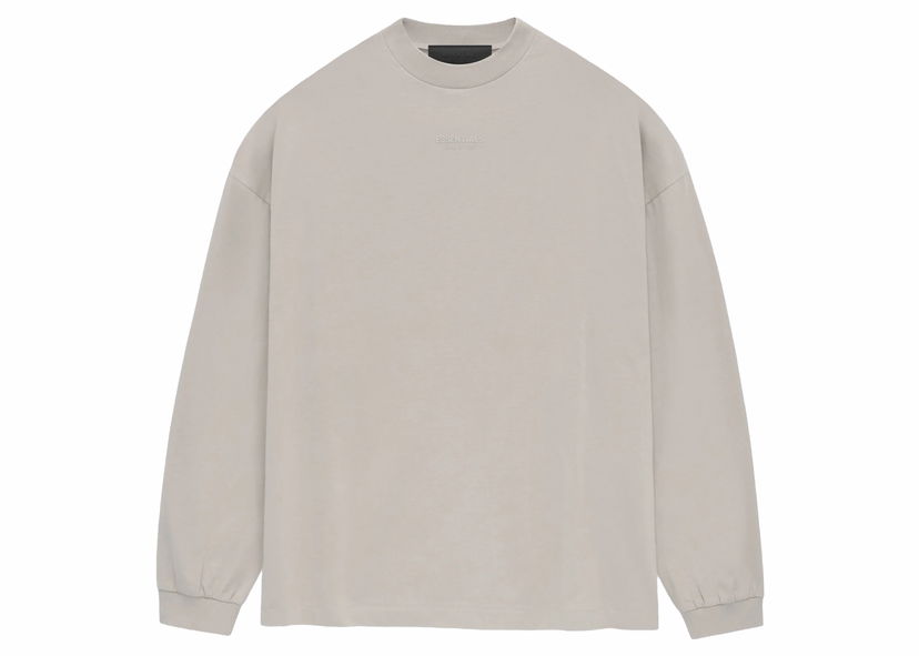 Majica Fear of God Essentials LS Tee Silver Cloud Siva | 125BT232012F