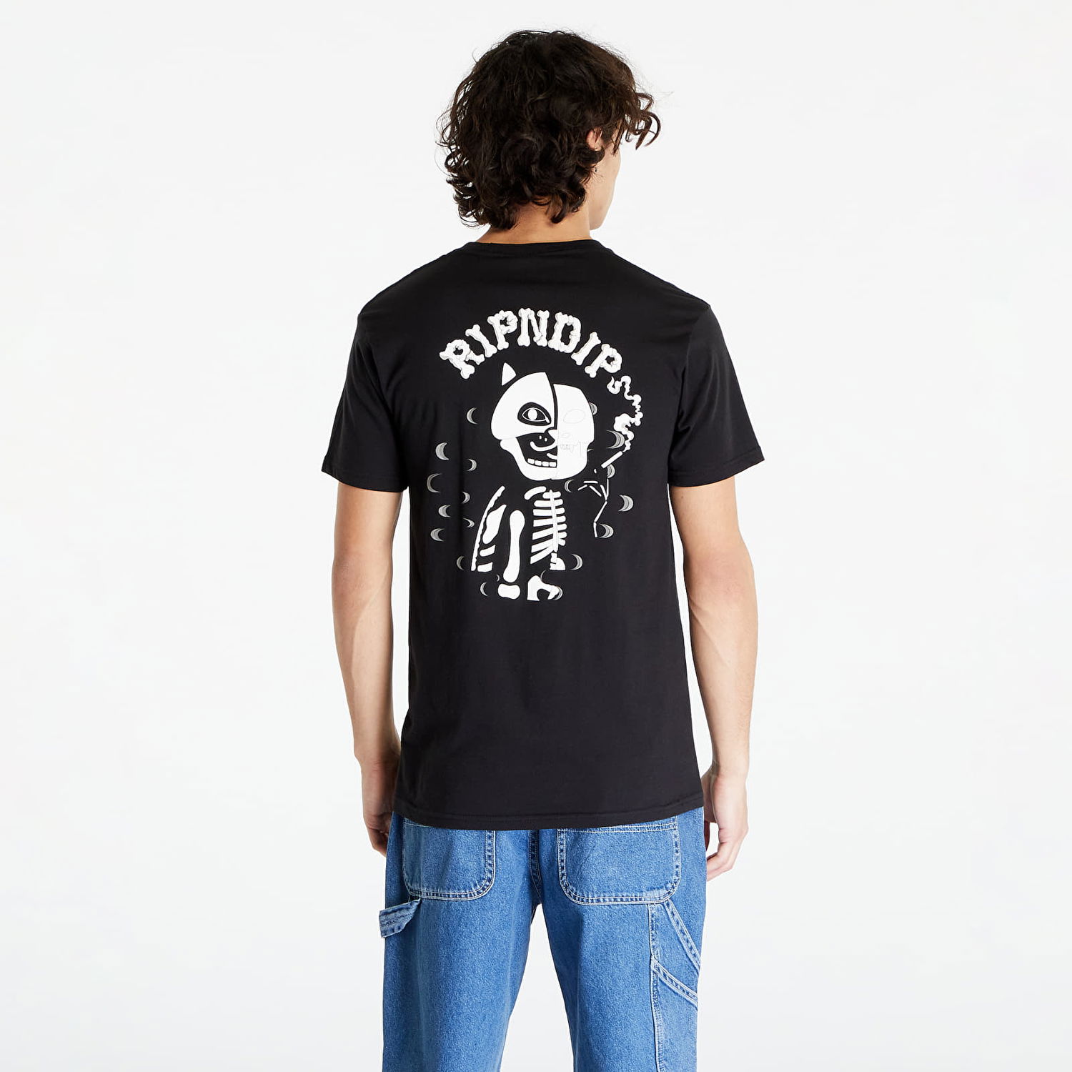 Majica RIPNDIP Skelly Nerm Smokes Tee Črna | RND10248, 1