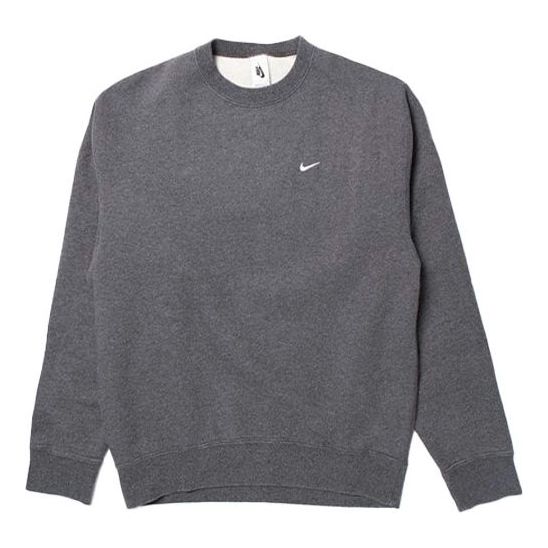 Pleteni pulover Nike Round Neck Pullover Siva | CZ5353-071