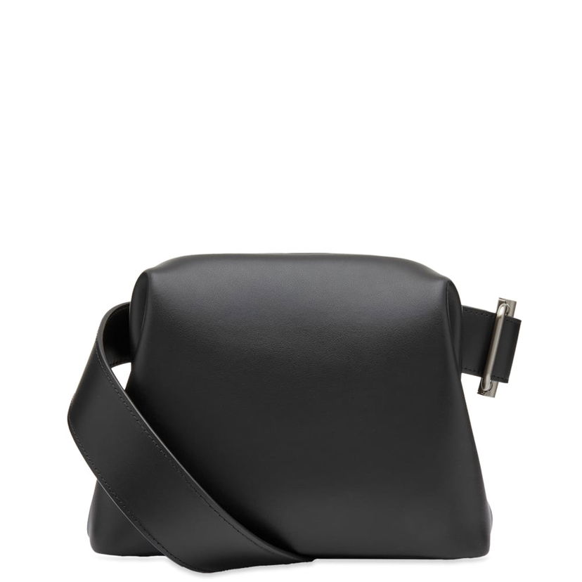 Torba za čez ramo OSOI Mini Brot Leather Shoulder Bag Črna | 16FB010-03-01